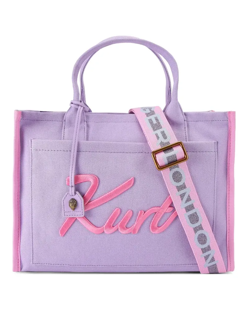 Kurt Geiger Kurt Tote Bag mit Logo-Stickerei - Violett Violett