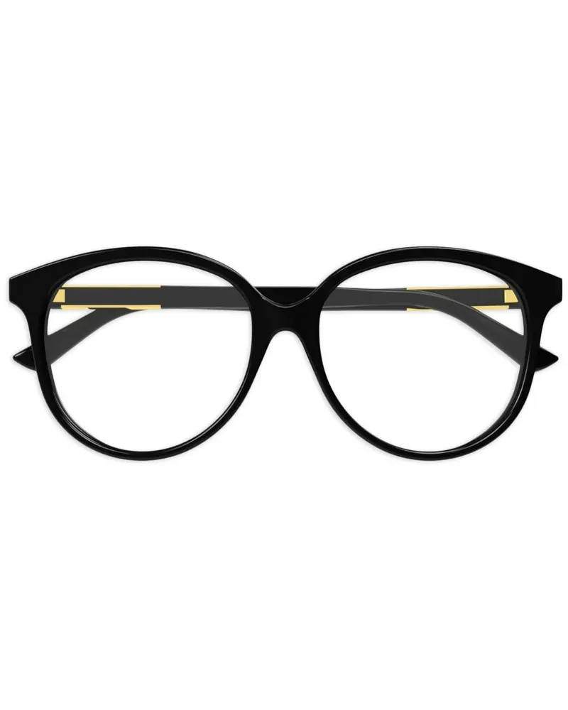 Gucci Brille mit Logo - Schwarz Schwarz