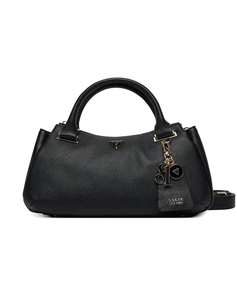 Guess Evie Tote Bag mit Anhänger - Schwarz Schwarz