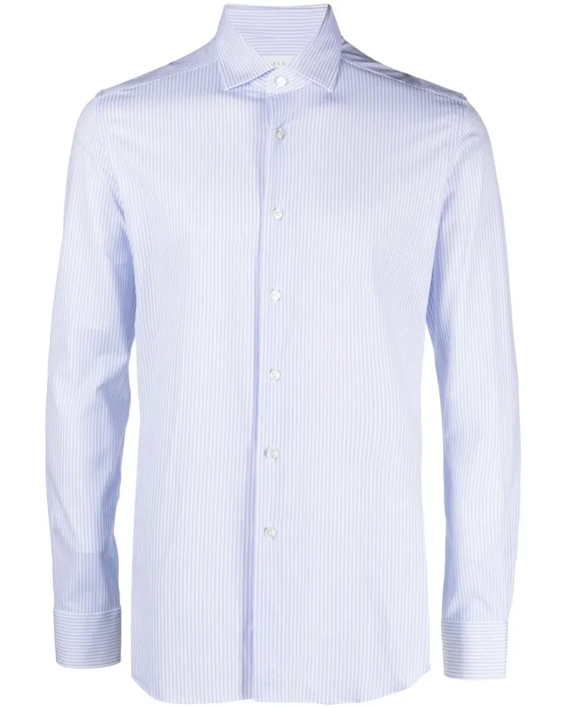 XACUS Hemd mit Längsstreifen - Weiß Weiß