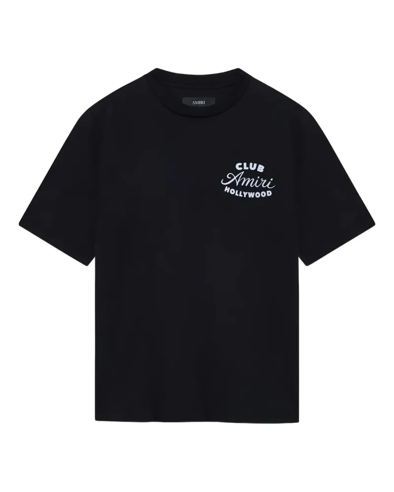Amiri T-Shirt mit Logo-Print - Schwarz Schwarz