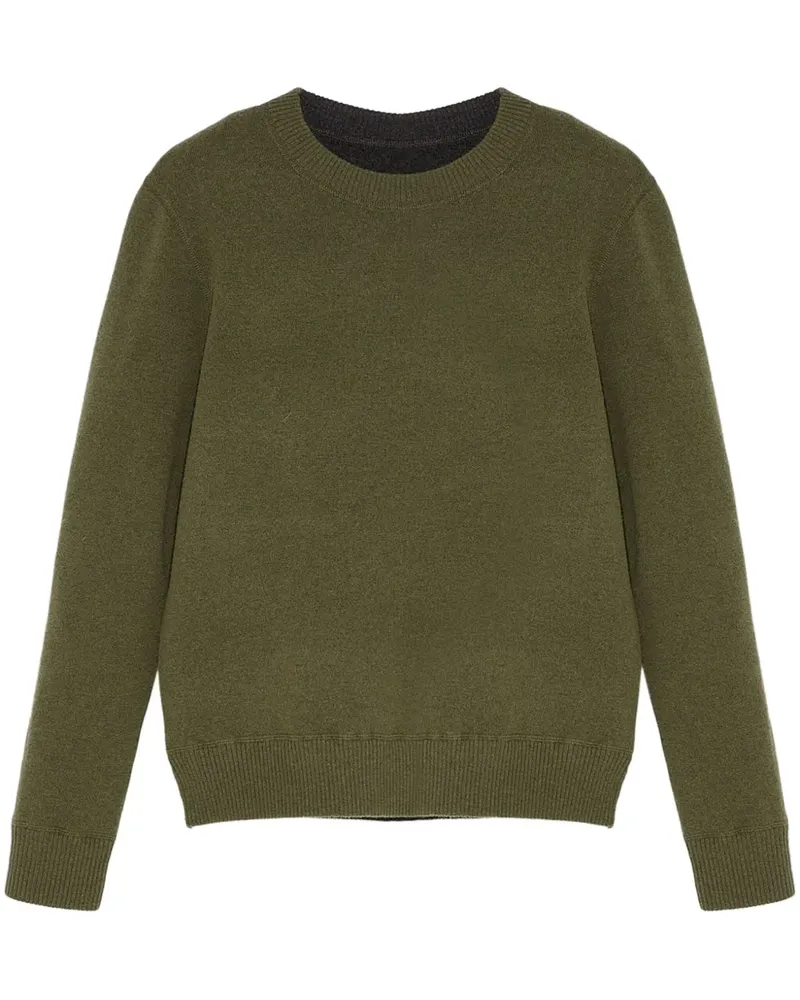 Yves Salomon Wendbarer Strickpullover - Grün Grün