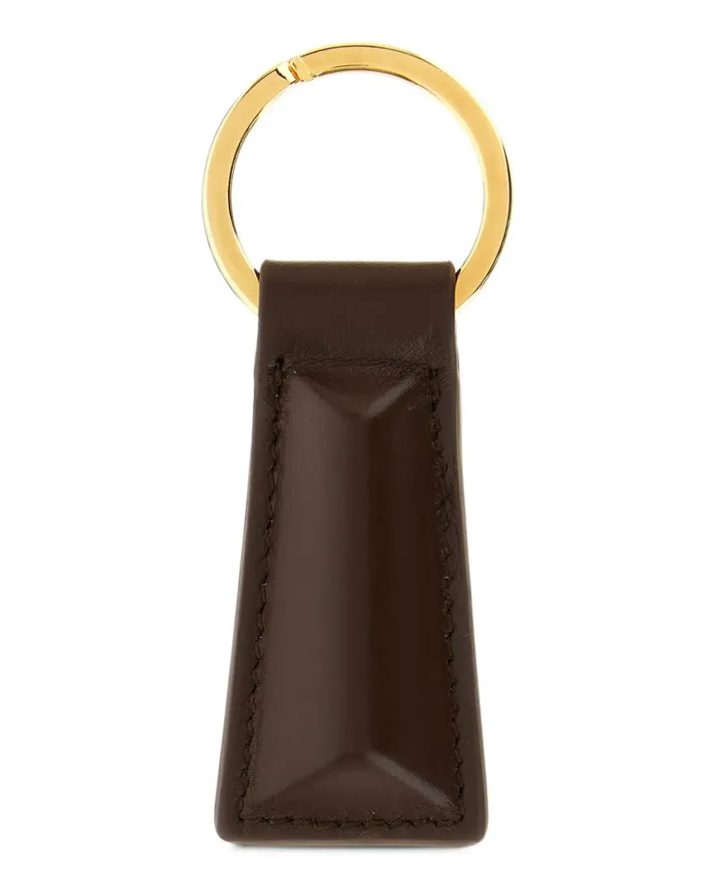 Jil Sander Linea padded leather keyring - Braun Braun