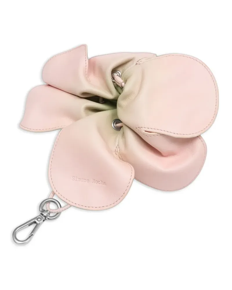 Simone Rocha flower-motif keyring - Rosa Rosa