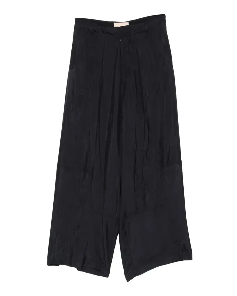 PLAN C pocket belt-loop palazzo pants - Blau Blau