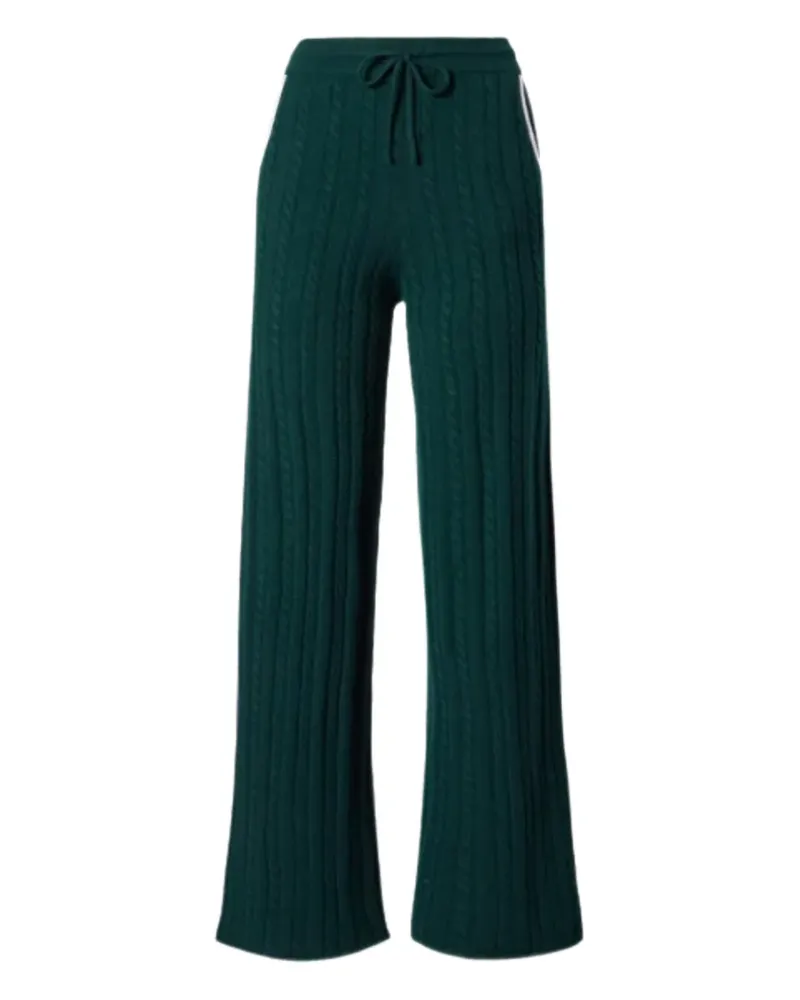 MC2 Saint Barth Dinard cable-knit trousers - Grün Grün