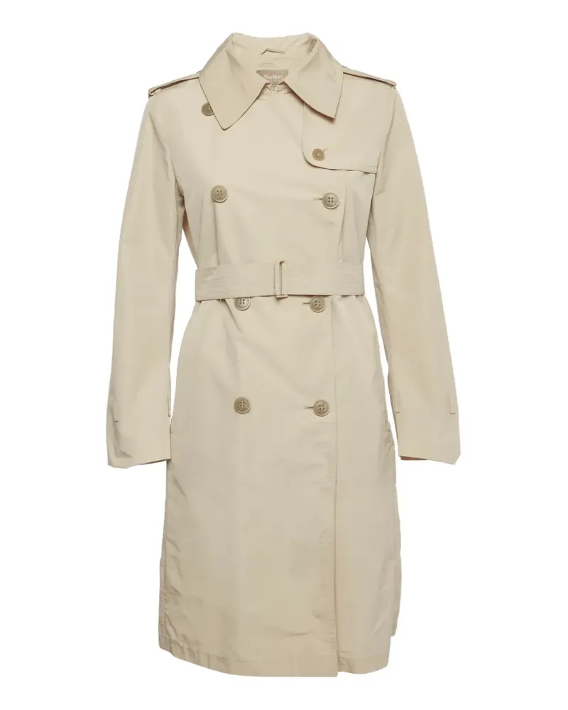 Max Mara double-breasted trench coat - Nude Nude