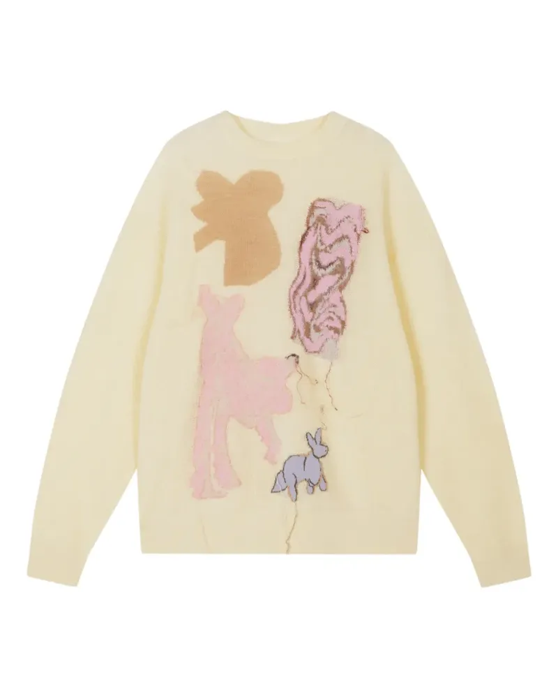 JNBY Pullover mit Jacquard - Gelb Gelb