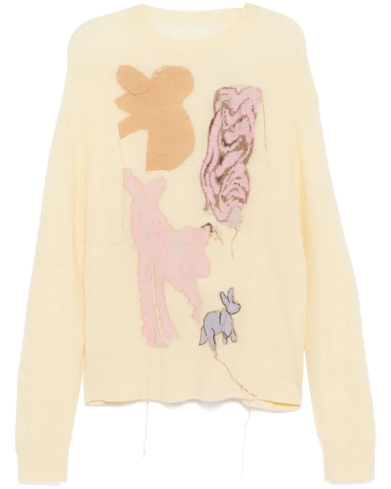 JNBY Pullover mit Jacquard - Gelb Gelb