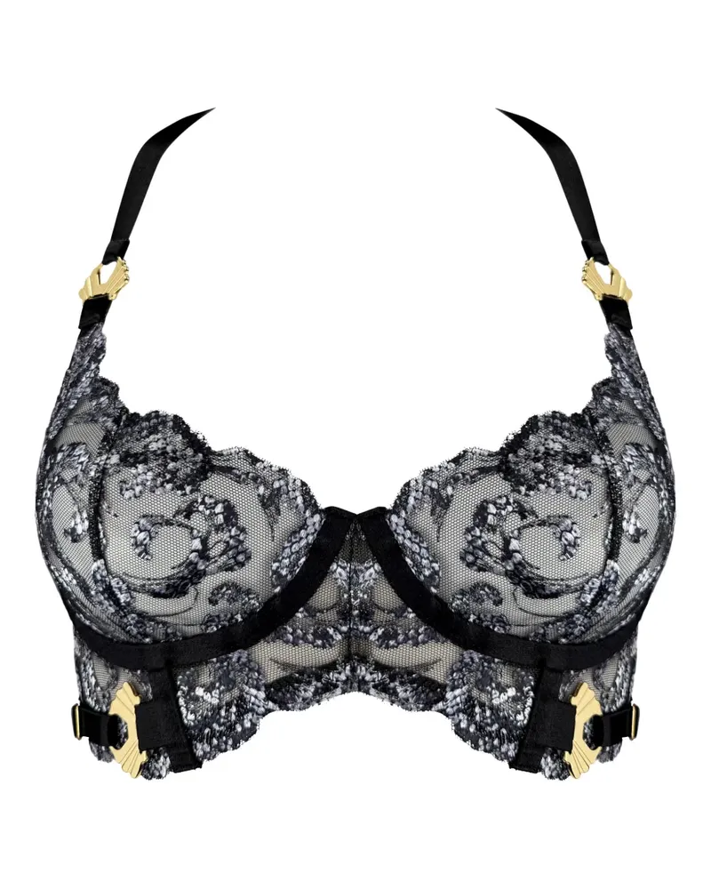 Bordelle Siren lace bra - Schwarz Schwarz