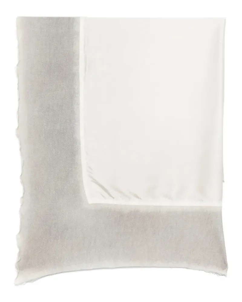 Avant Toi frayed scarf - Nude Nude