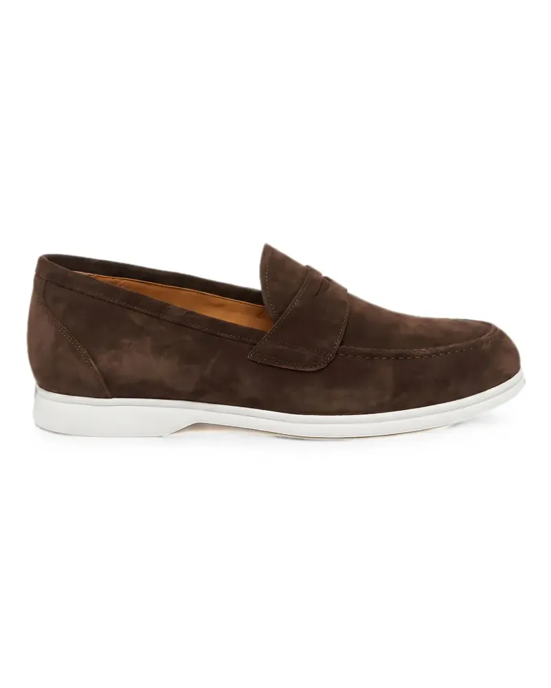 Kiton suede loafers - Braun Braun