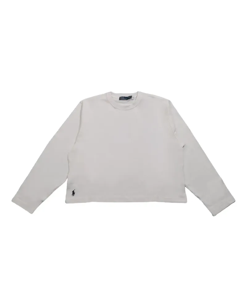 Ralph Lauren long-sleeve cropped T-shirt - Weiß Weiß