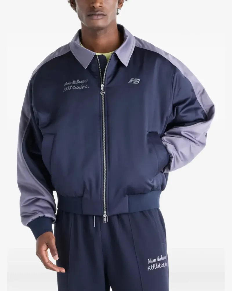 New Balance Sport Legacy Stadium Jacke - Blau Blau