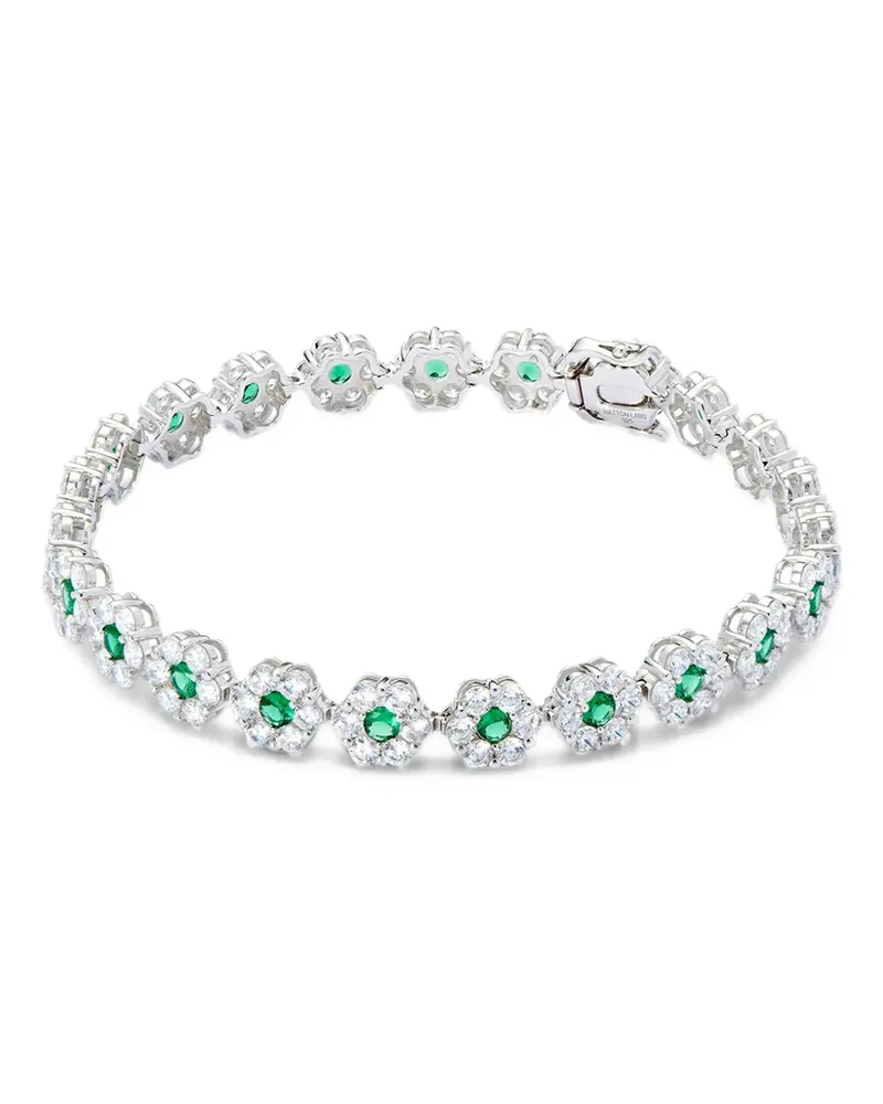 Hatton Labs Tennisarmband mit margeritenförmigen Zirkonia - Silber Silber