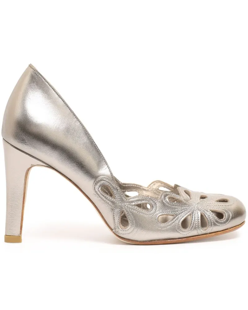 Sarah Chofakian Scarpin Belle Epoque Pumps 75mm - Nude Nude