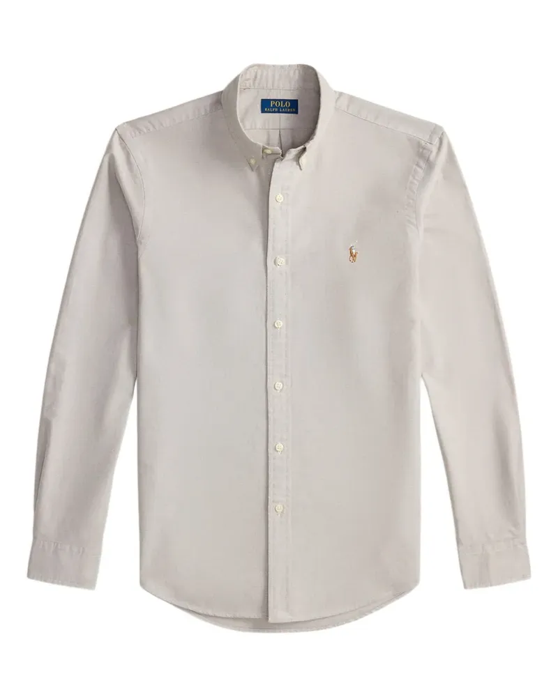 Ralph Lauren Hemd mit Logo-Stickerei - Nude Nude