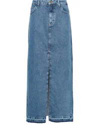 Philosophy Di Lorenzo Serafini Halbhoher Jeans-Maxirock Blau