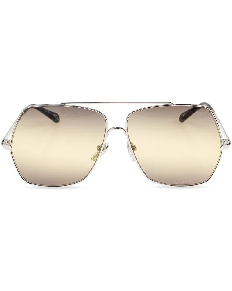 Chloé Aly Sonnenbrille - Silber Silber