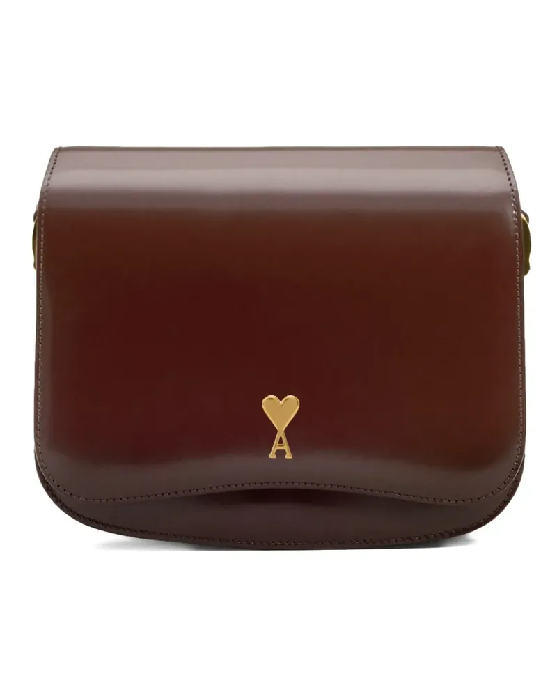AMI Paris Paris Paris Schultertasche - Braun Braun
