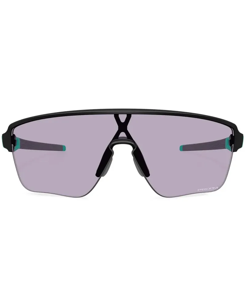 Oakley Corridor SQ Sonnenbrille mit Shield-Gestell - Schwarz Schwarz