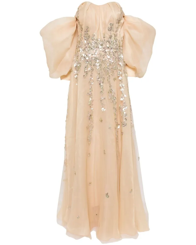 Saiid Kobeisy Schulterfreies Kleid - Nude Nude