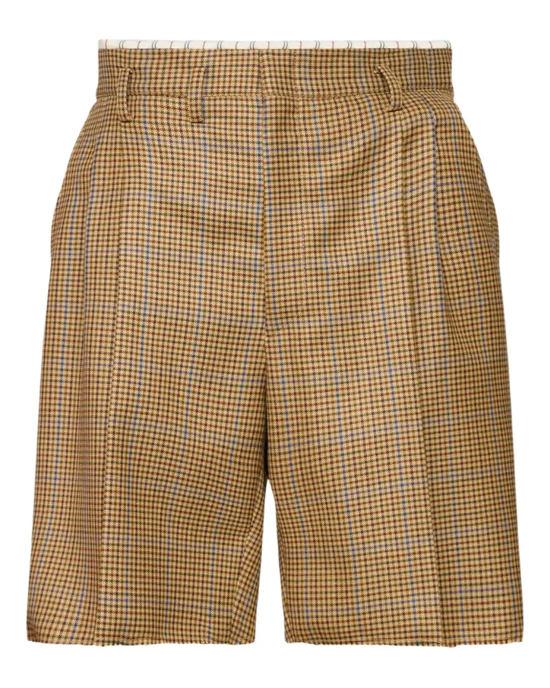 Maison Margiela Shorts mit Check - Nude Nude