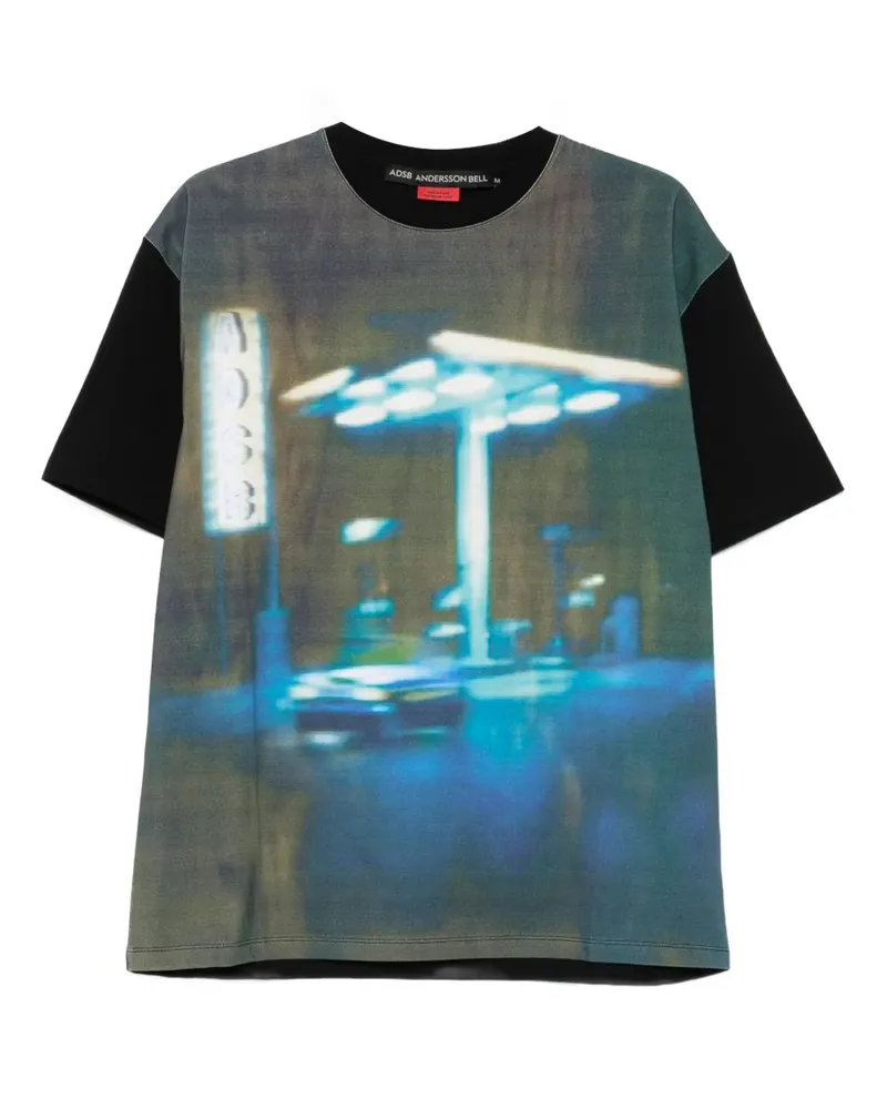 Andersson Bell Gas Station T-Shirt - Schwarz Schwarz