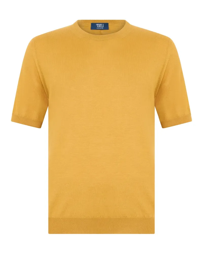 Fedeli crew-neck T-shirt - Gelb Gelb
