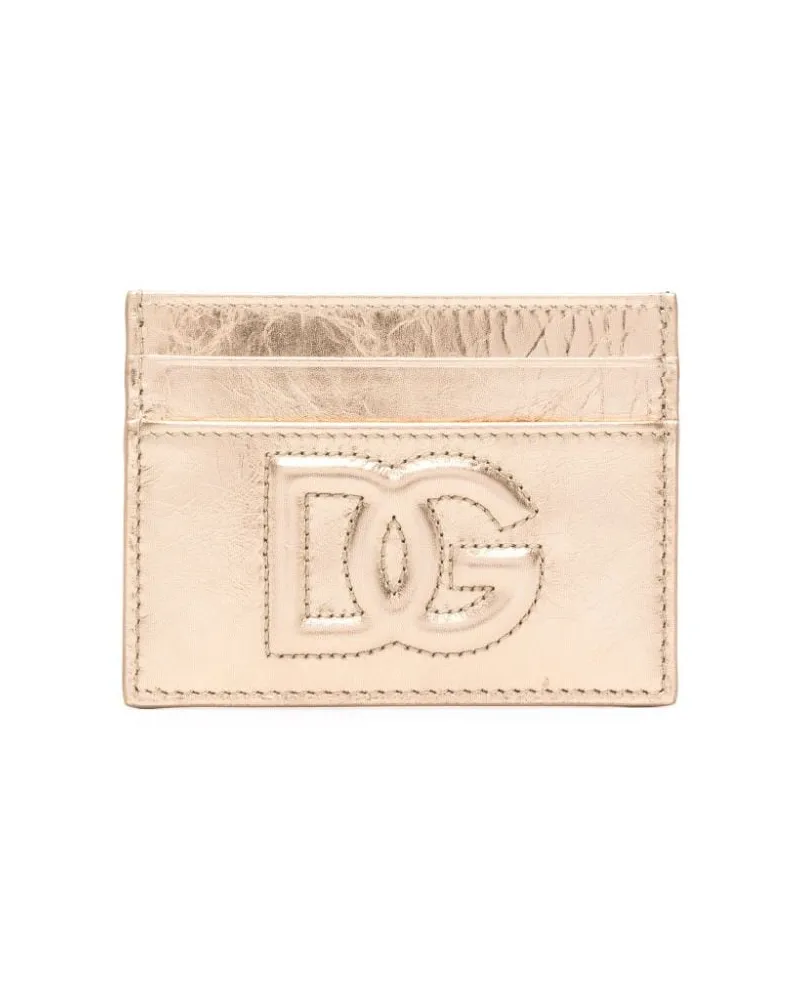 Dolce & Gabbana Metallic-Portemonnaie - Gold Gold