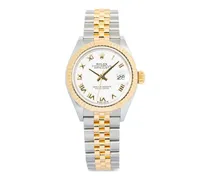 Roman Datejust Gelbgoldarmbanduhr 31mm - Silber
