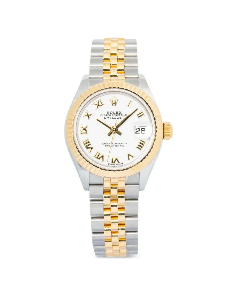 Cartier Roman Datejust Gelbgoldarmbanduhr 31mm - Silber Silber