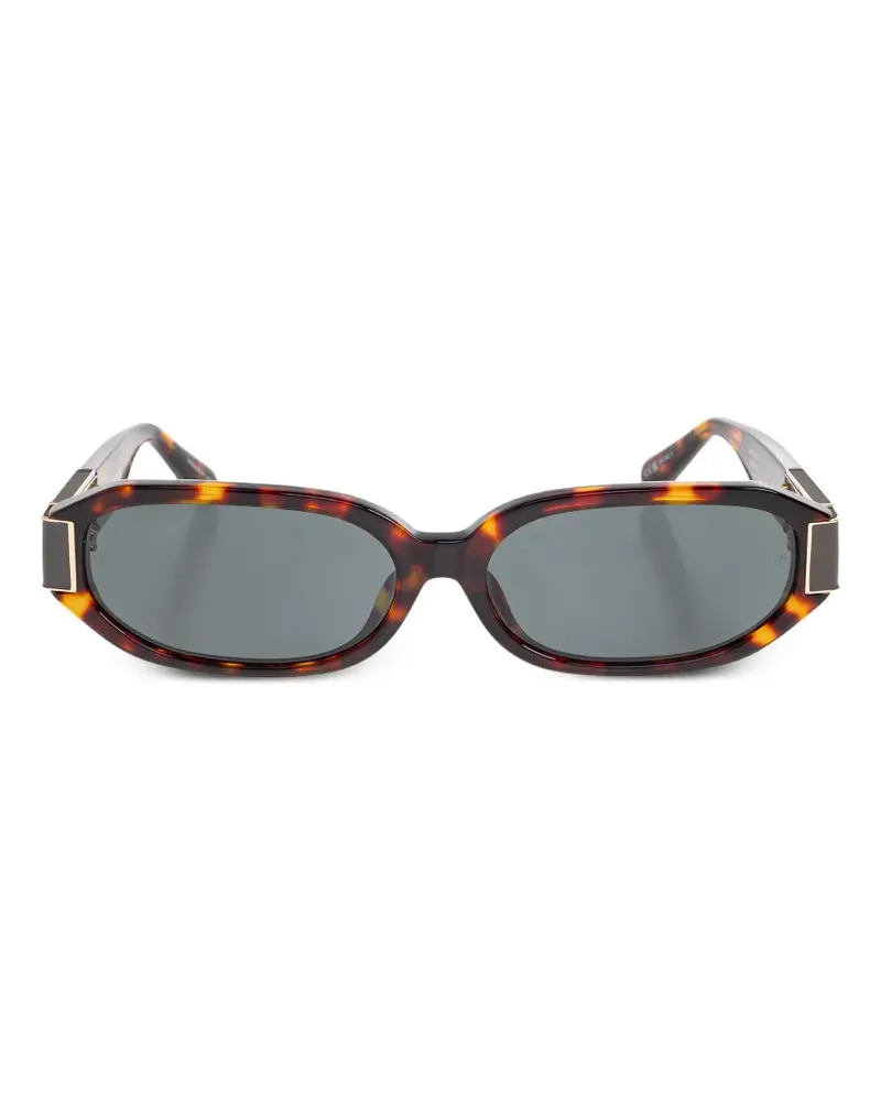 Linda Farrow Laura Sonnenbrille - Braun Braun