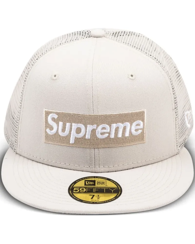 New Era x New Era Baseballkappe mit Mesh - Weiß Weiß