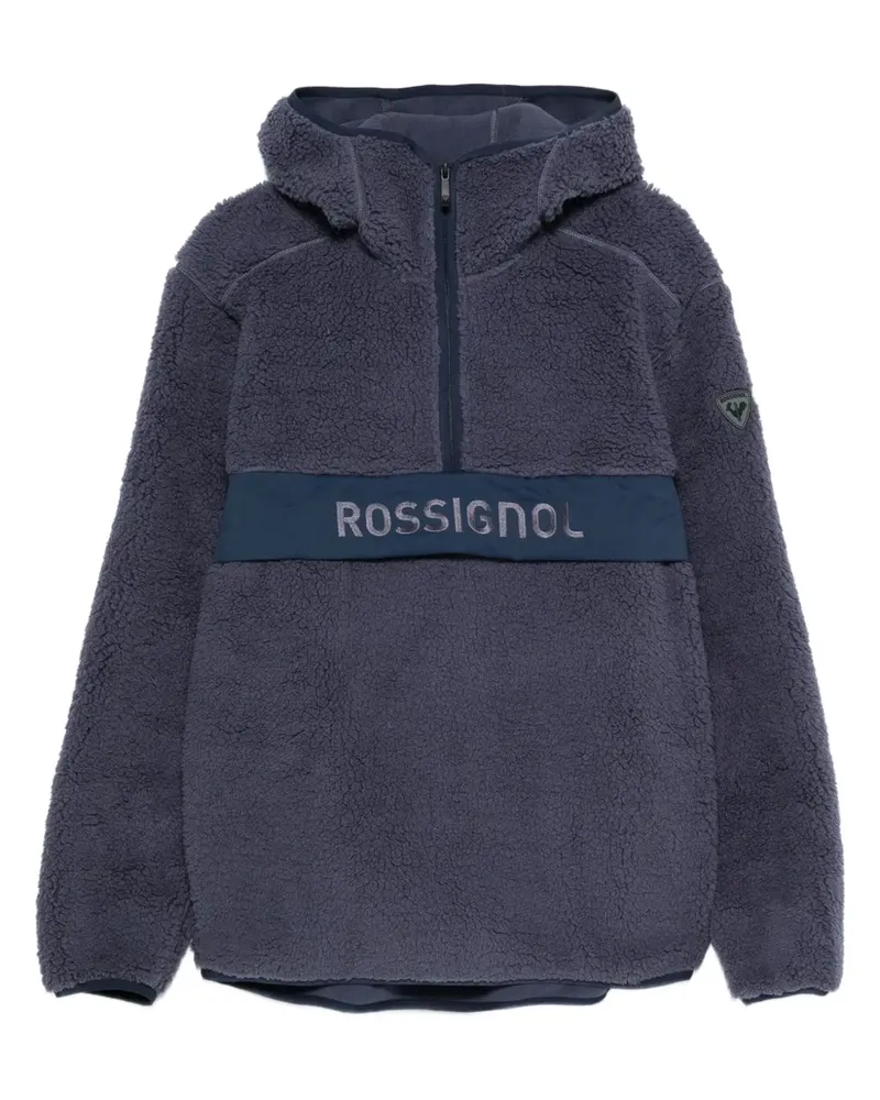 Rossignol Fleece-Windbreaker mit kurzem Reißverschluss - Blau Blau