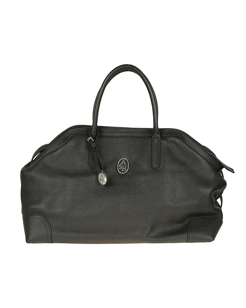 ash Jaqueline pebbled tote bag - Schwarz Schwarz
