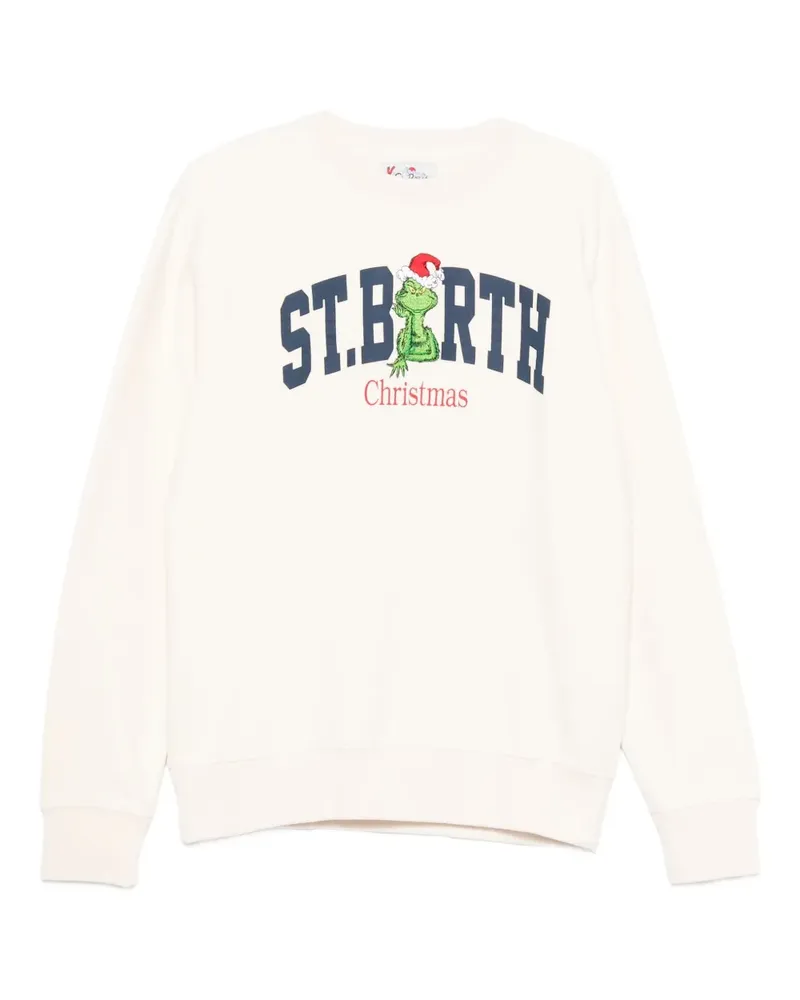 MC2 Saint Barth Sweatshirt mit grafischem Print - Nude Nude