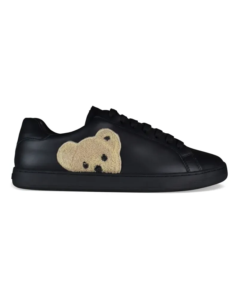 Palm Angels Sneakers mit Teddy - Schwarz Schwarz