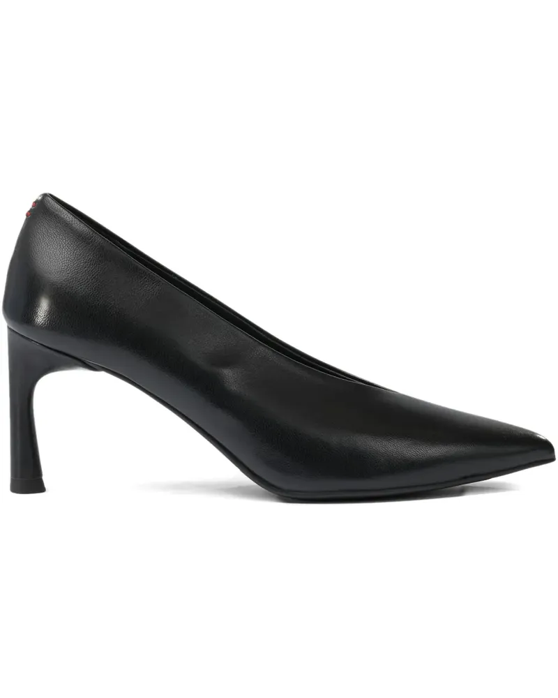 HALMANERA pointed-toe heeled pumps - Schwarz Schwarz