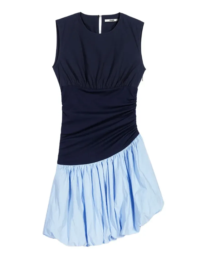 Maje bubble-skirt mini dress - Blau Blau