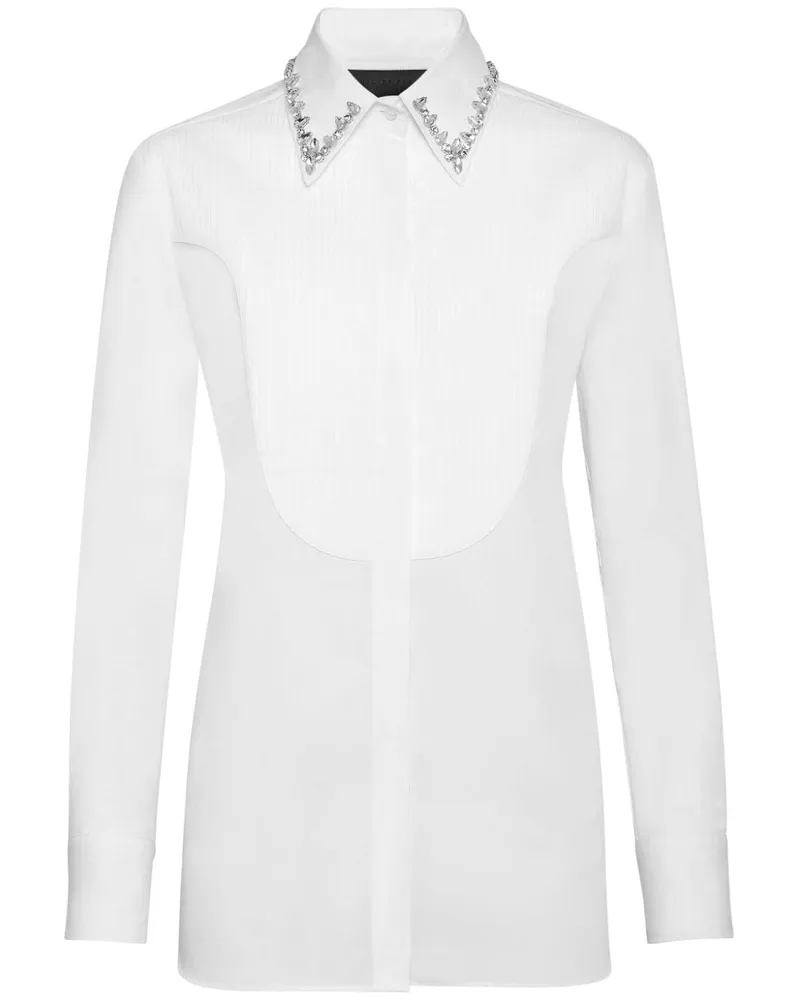Philipp Plein Verziertes Hemd - Weiß Weiß
