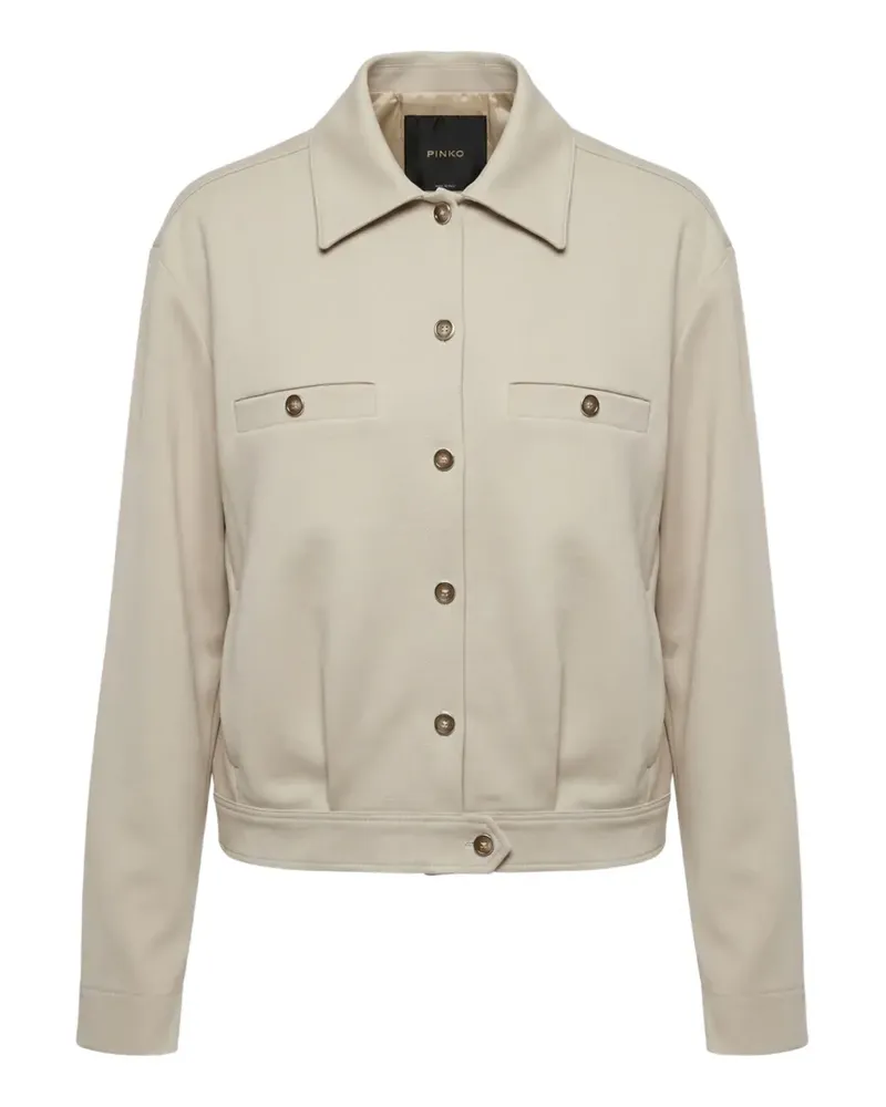Pinko Hemdjacke mit Knopfverschluss - Nude Nude