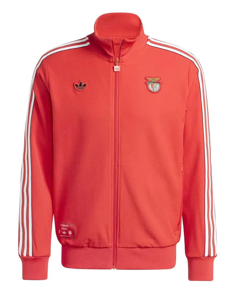 adidas Jacke mit drei Streifen - Rot Rot