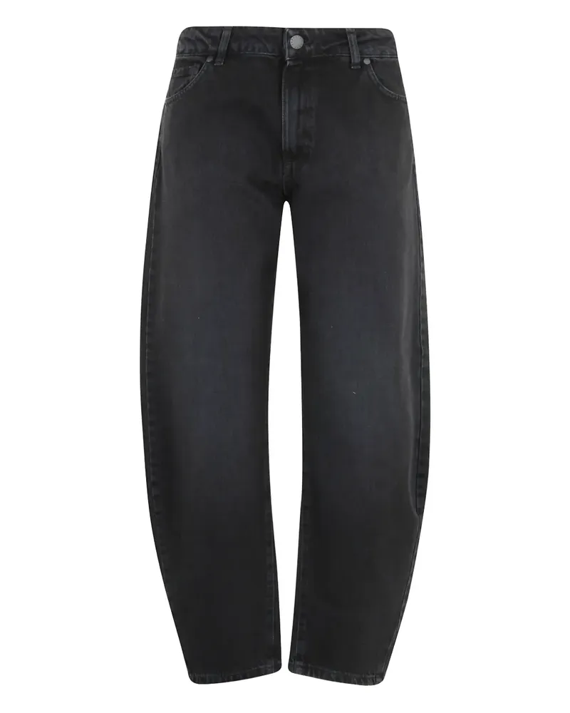 Federica Tosi belt-loops jeans - Schwarz Schwarz