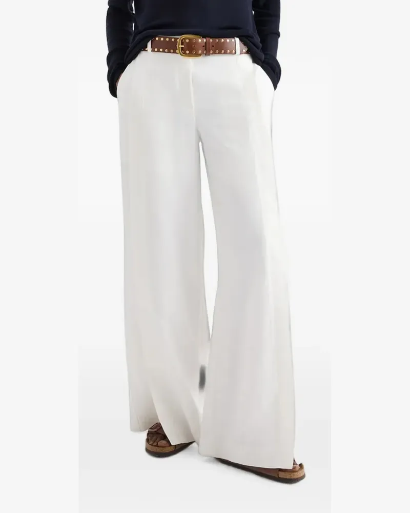 TWP Taite wide-leg trousers - Weiß Weiß