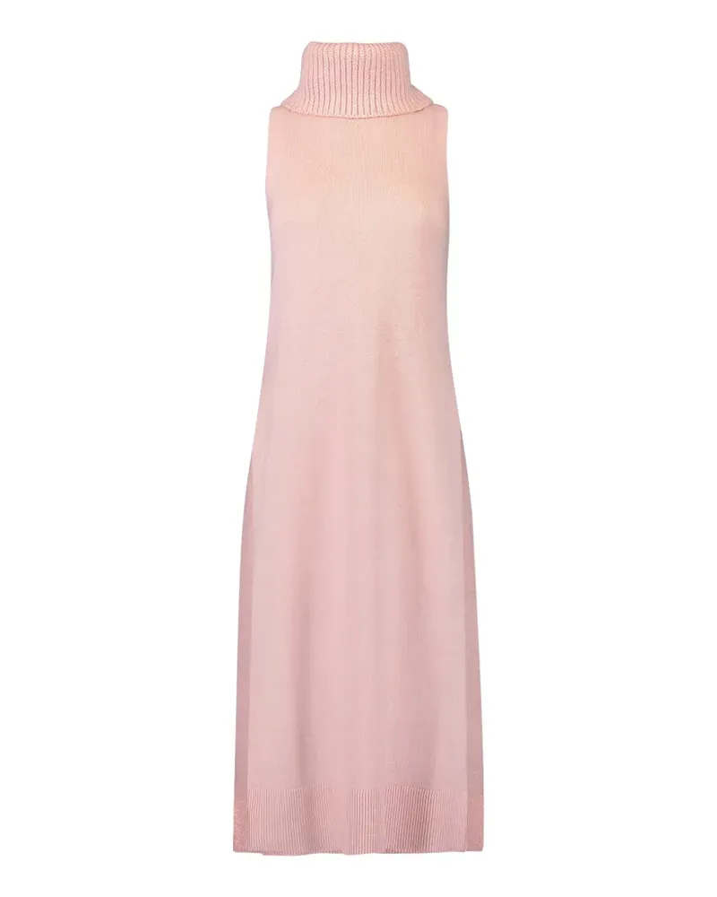 Michael Kors cashmere and linen turtleneck tunic - Rosa Rosa