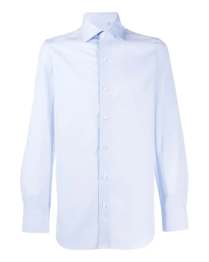 Finamore 1925 long-sleeve shirt - Blau Blau