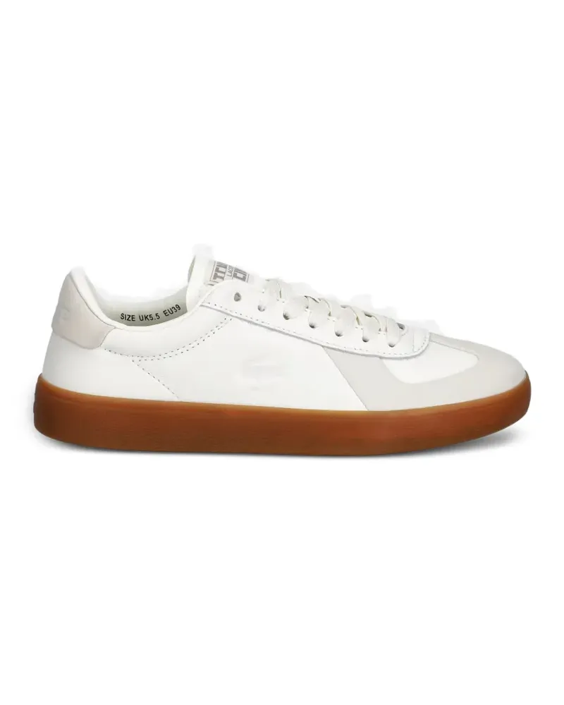 Lacoste Sneakers mit Einsätzen - Weiß Weiß