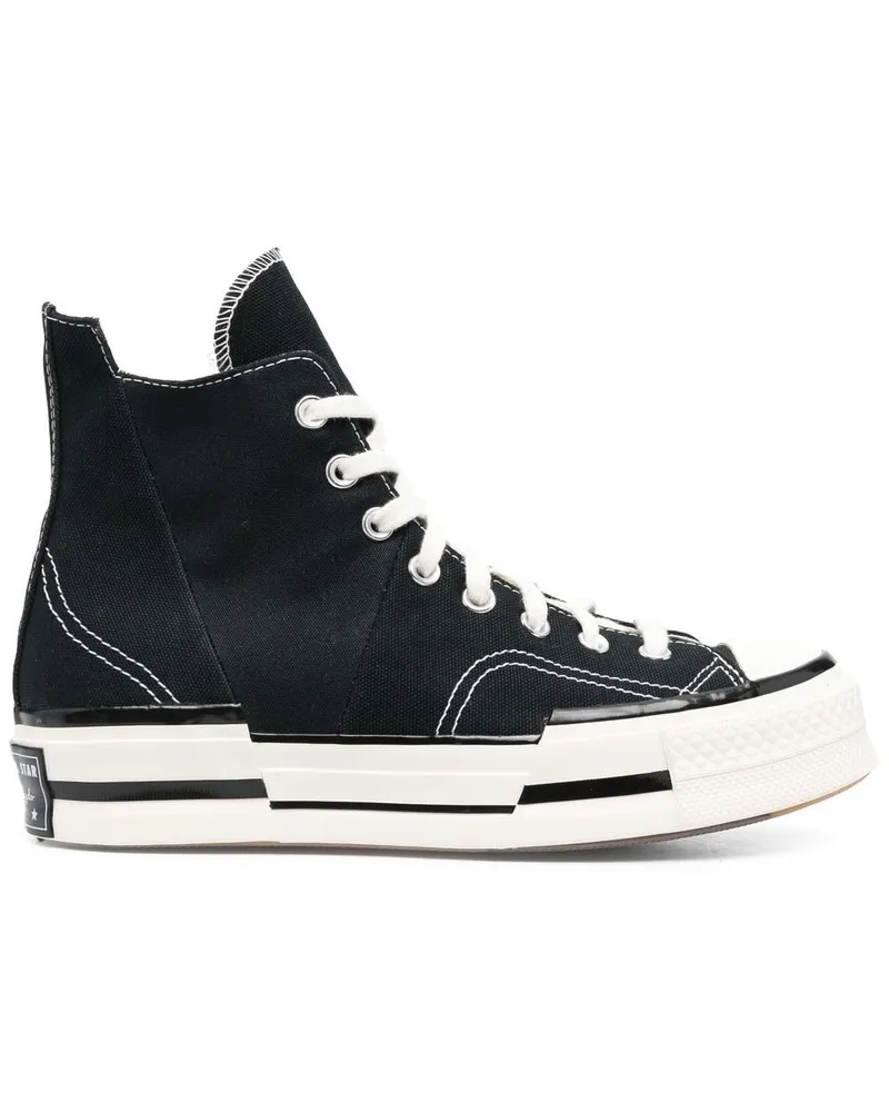 Converse Chuck 70 Plus Egret High-Top-Sneakers - Schwarz Schwarz