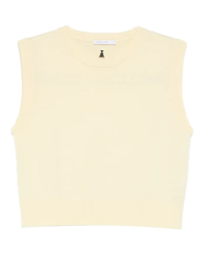 Patrizia Pepe neck neck sleeveless vest - Nude Nude